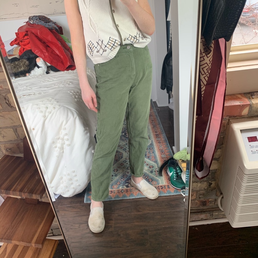Forest Green Corduroy Jeans- Urban Outfitters BDG